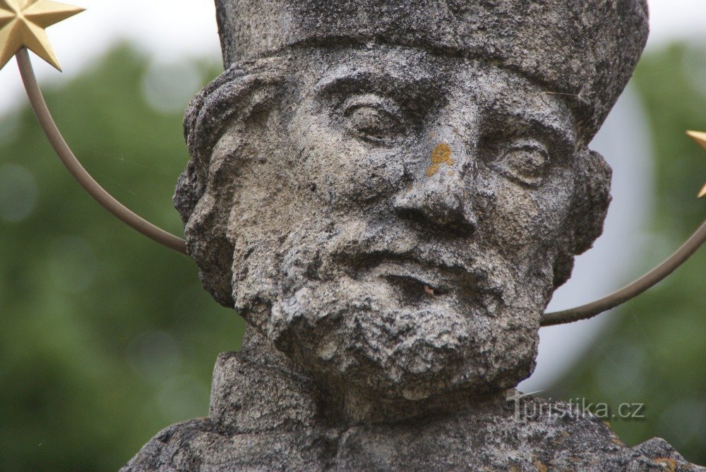 Salavice (Třešť) – statue de St. Jan Nepomucký