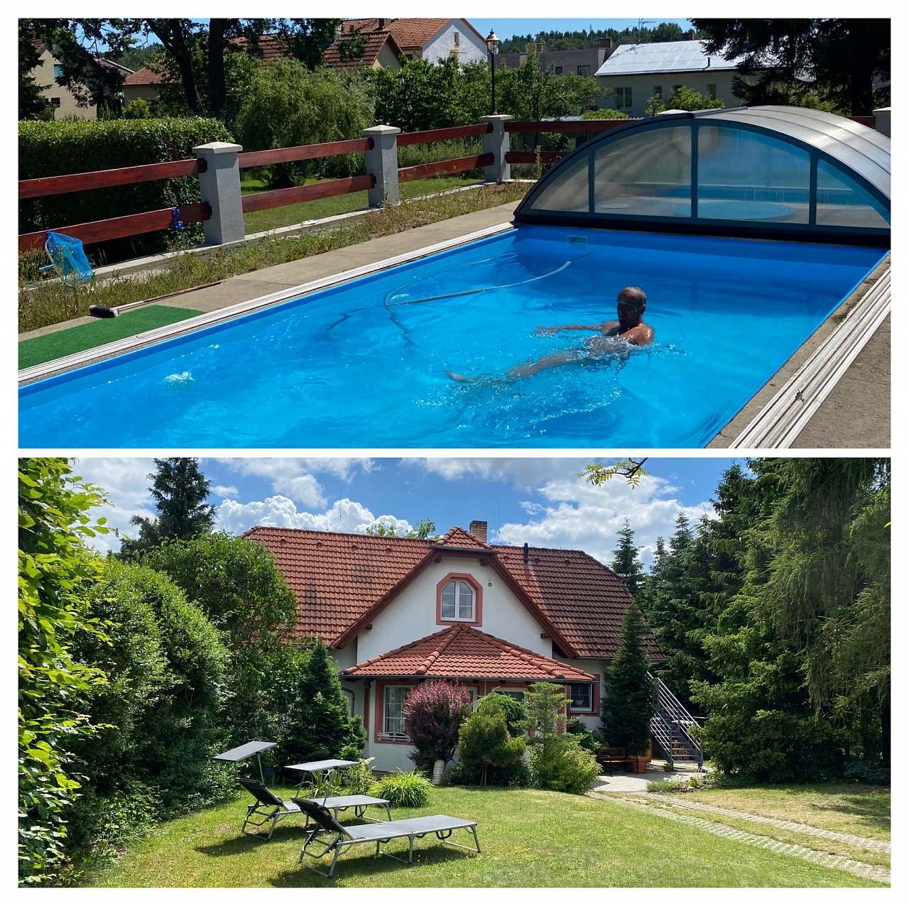 Separat villa med pool (4 separata sovrum)