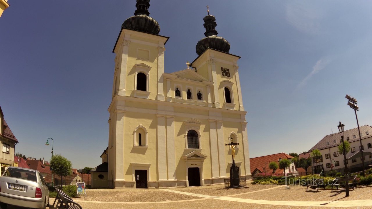 Santinin pyöräreitti - Vojnov Městecistä Bystřice nad Pernštejnemiin