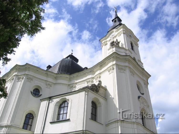 Œuvre de Santini : Église de Křtine de Santini