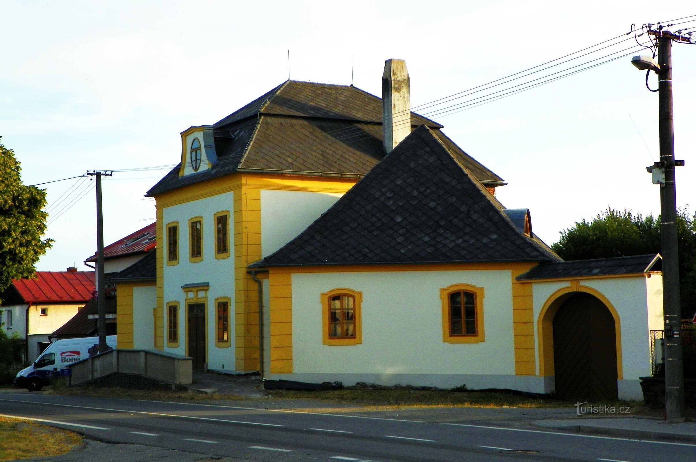 Zajazd Santiniego w Ostrovie nad Oslavou