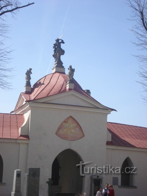 La chiesa di Santini su Zelená hora