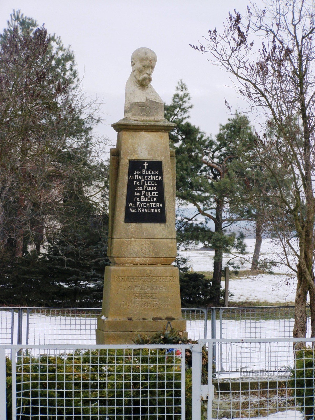 Šaplava - monumento a las víctimas de la Primera Guerra Mundial guerra