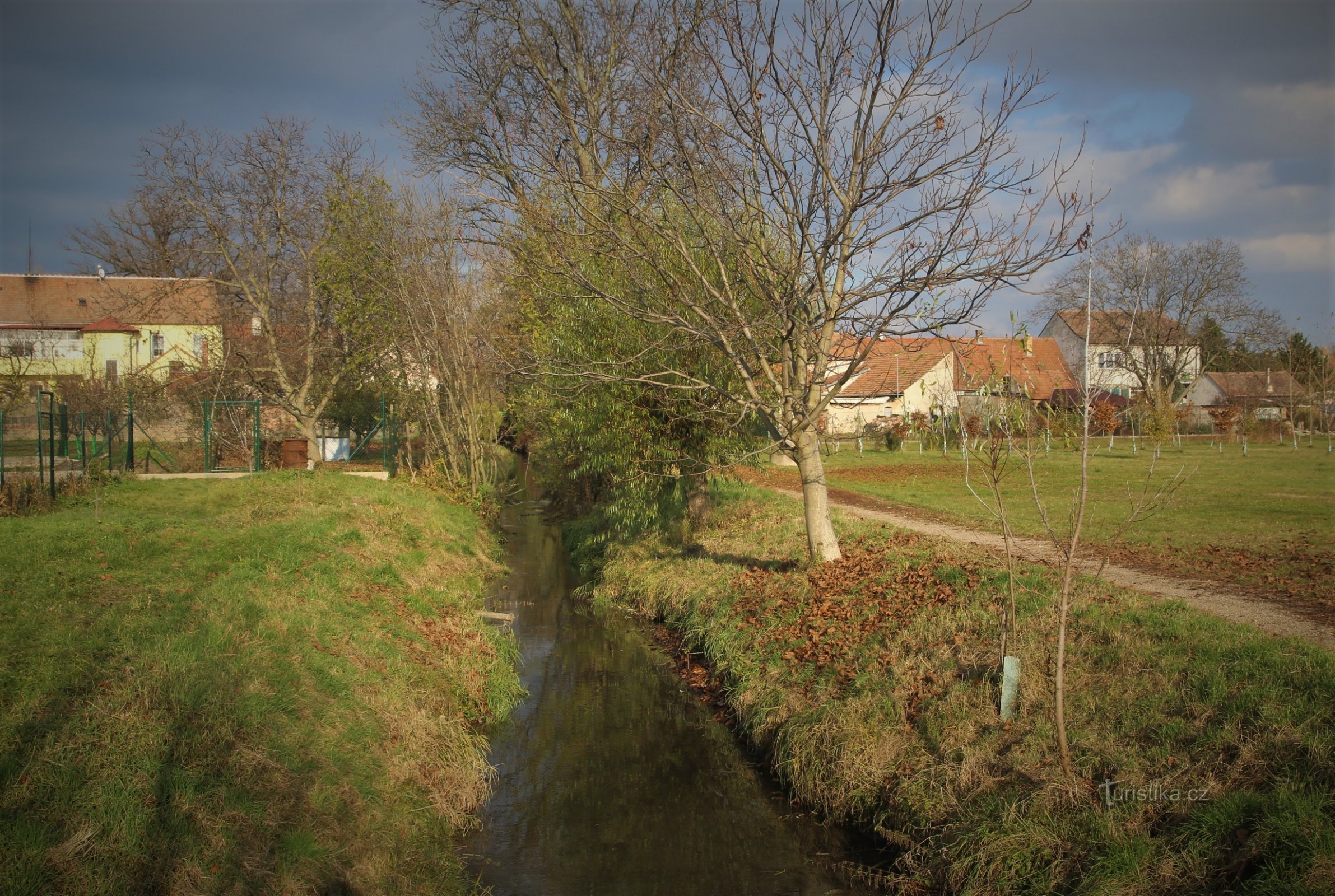 Šatava at the end of Kosmákova street