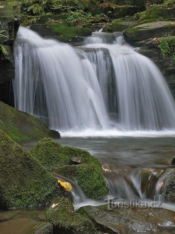Satinská Rokle - de meest gefotografeerde waterval