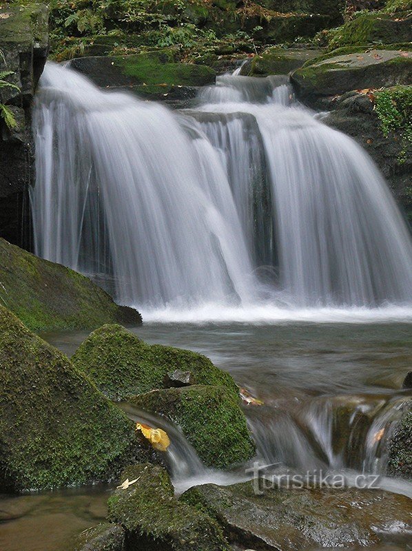 Satinská Rokle - the most photographed waterfall