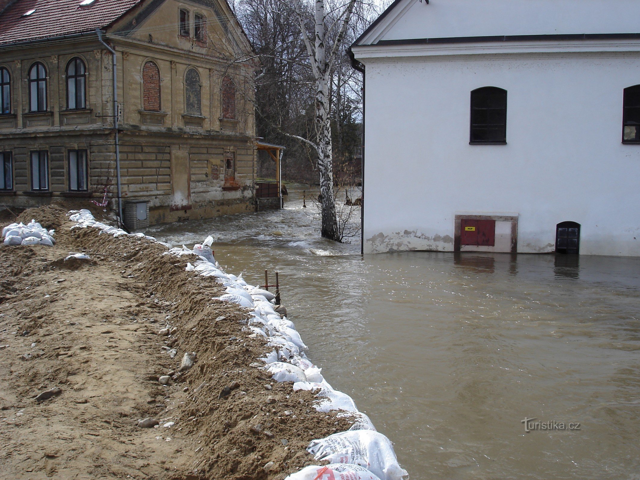 Sázava - inundație 2006