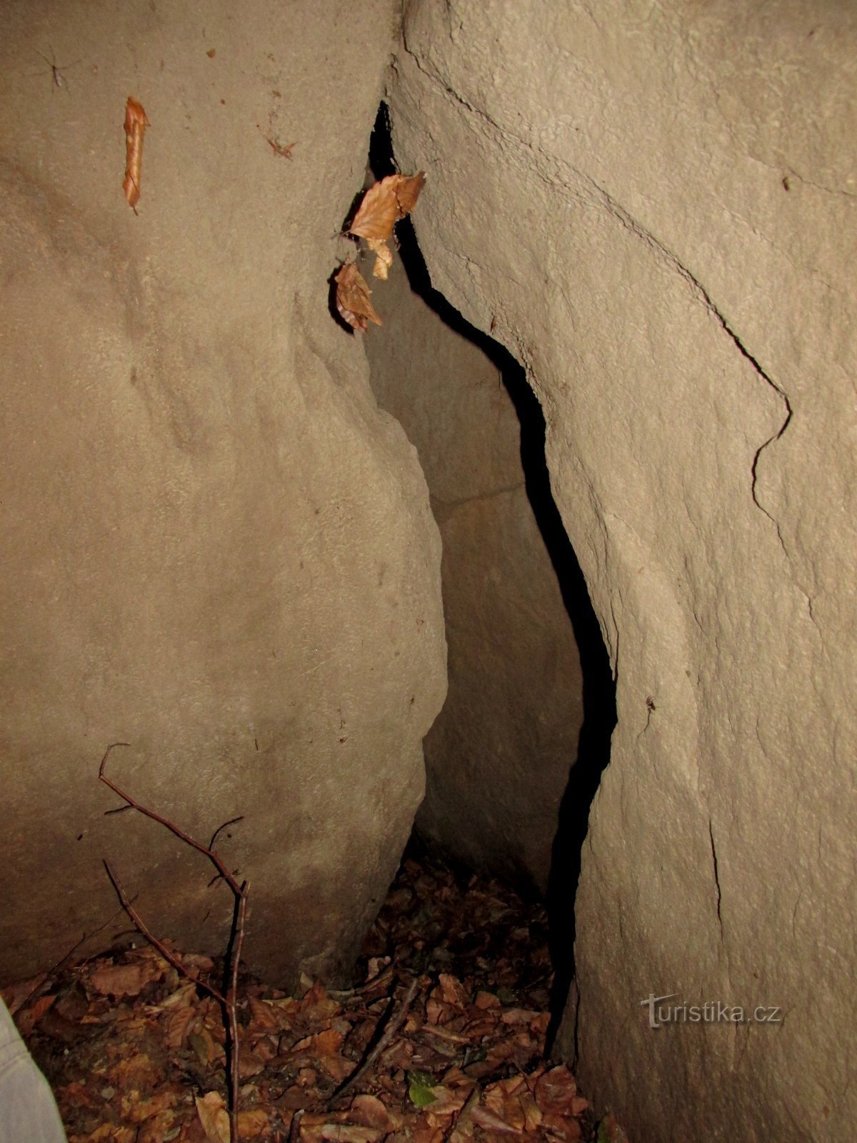 强盗洞穴的精神分裂困境。 十字峰。 Vsetín附近的Ratiboř。