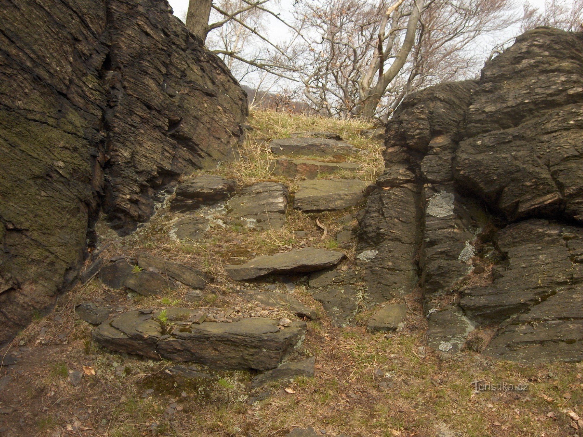 stairs at the top