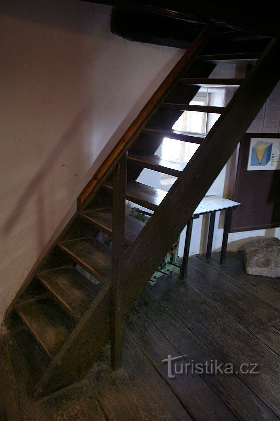 Treppe in der Mühle