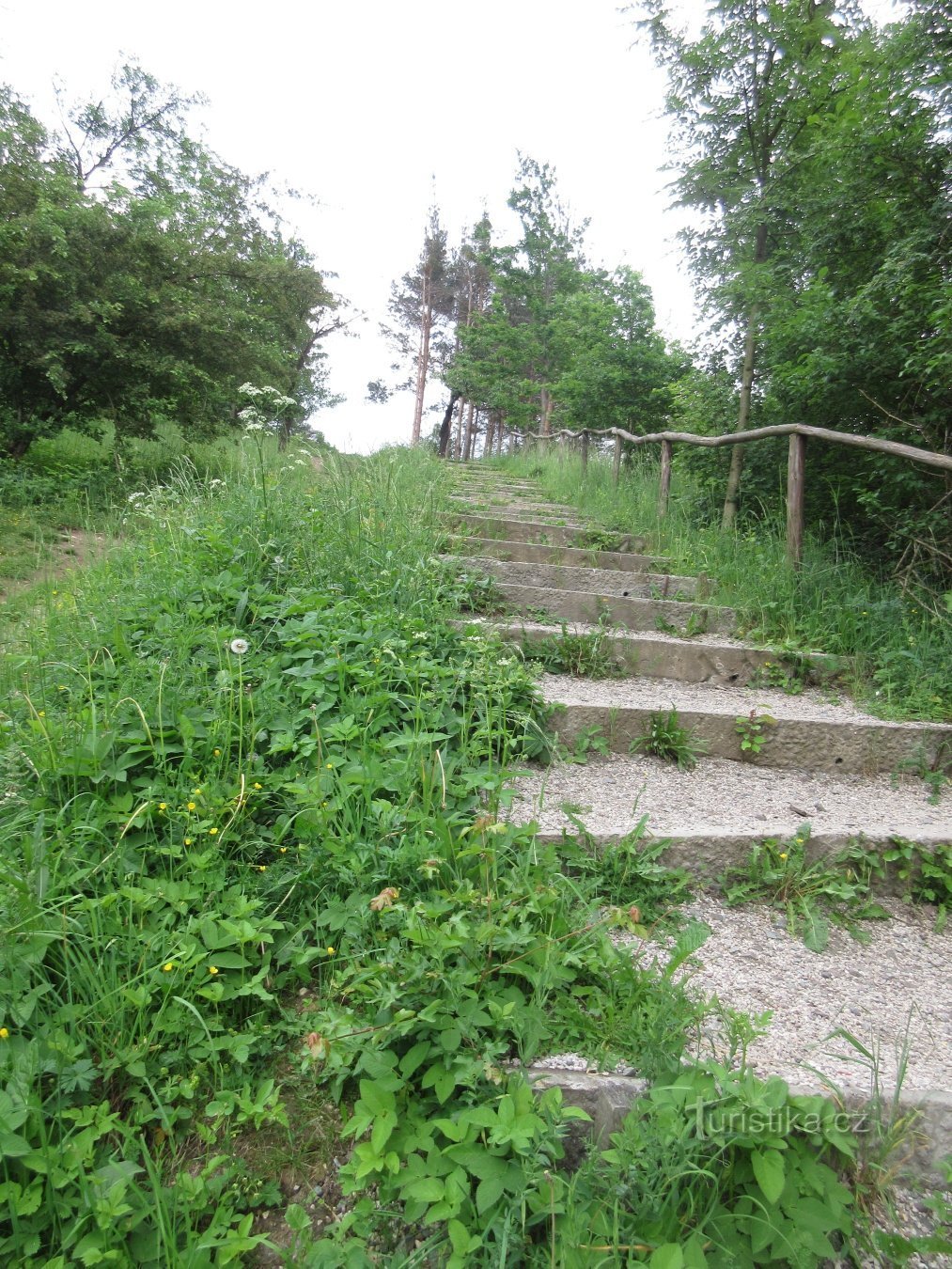 Treppe zum Aussichtsturm