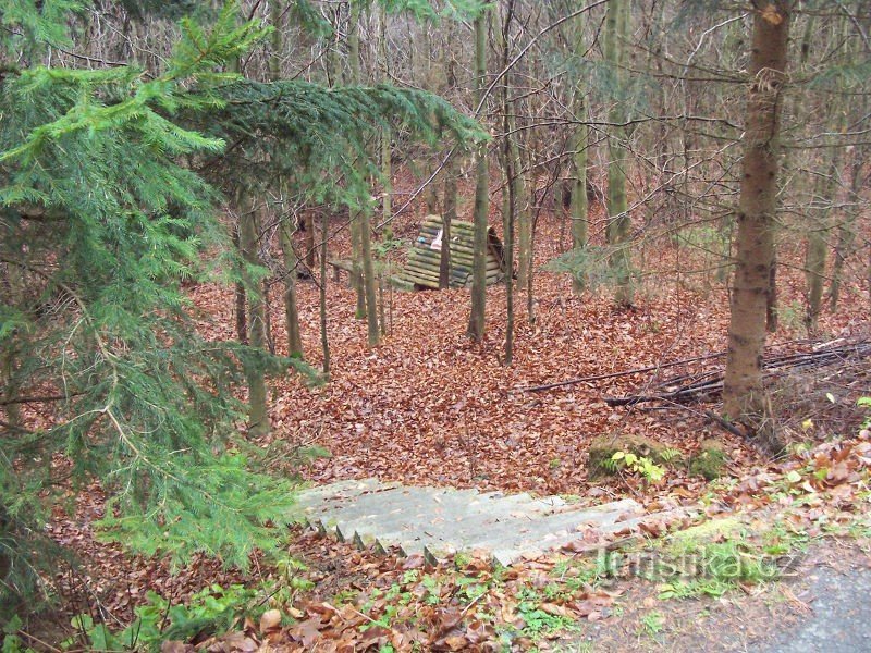 Treppe zum Brunnen