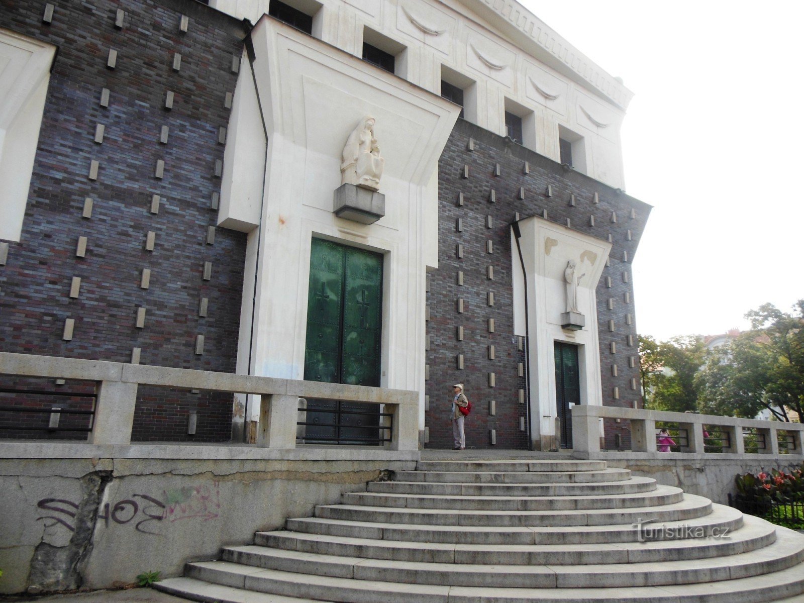 escadas para a igreja