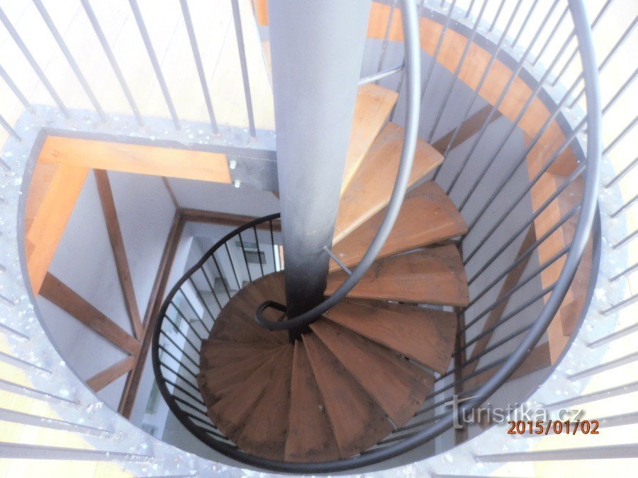 stairs to the lookout tower