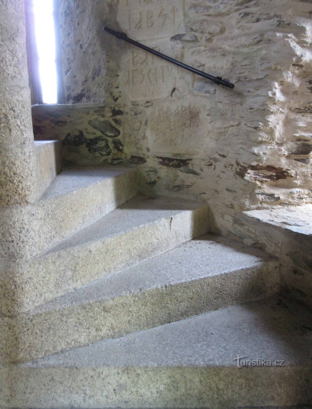 Escaliers vers la tour de guet