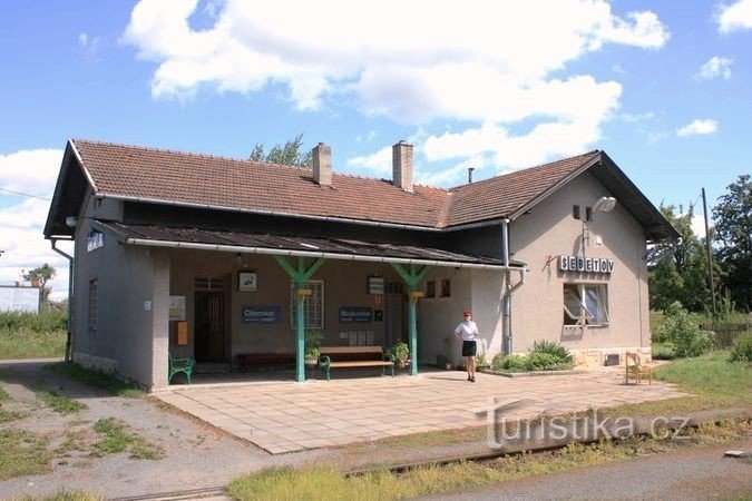 Šebetov - Bahnhof