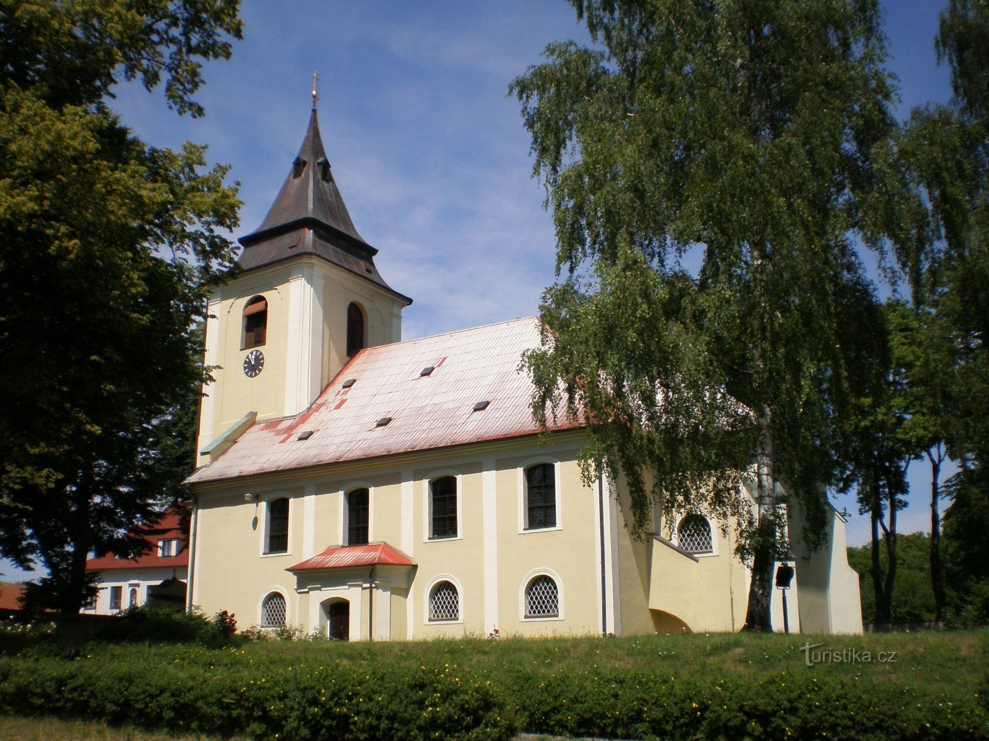 Sebranice - iglesia de St. Nicolás