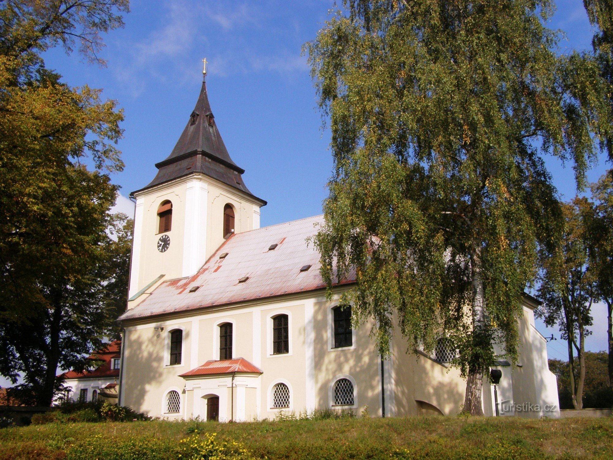 Sebranice - kyrkan St. Nicholas