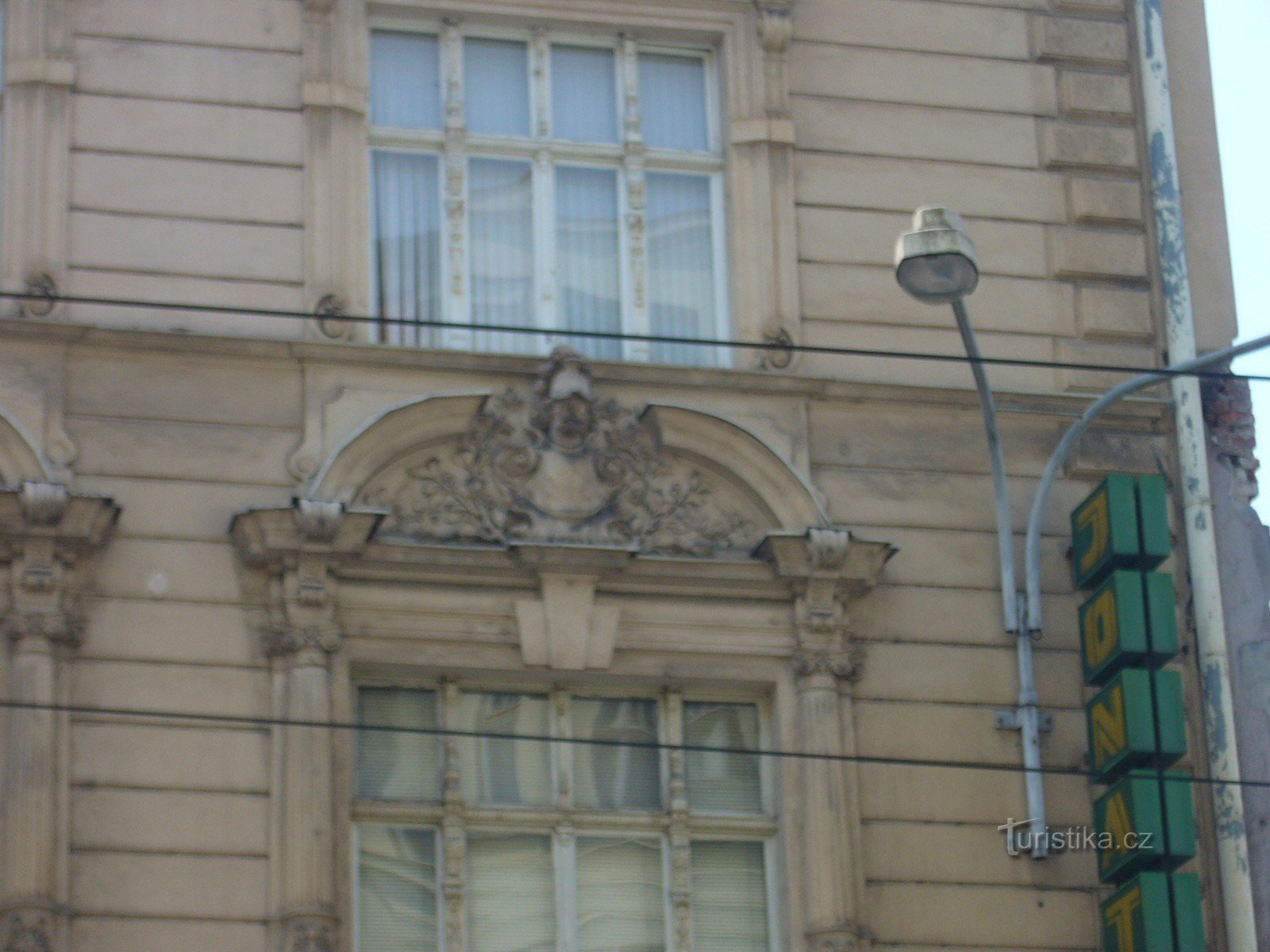Art Nouveau-huizen aan de Nádražní-straat - Ostrava