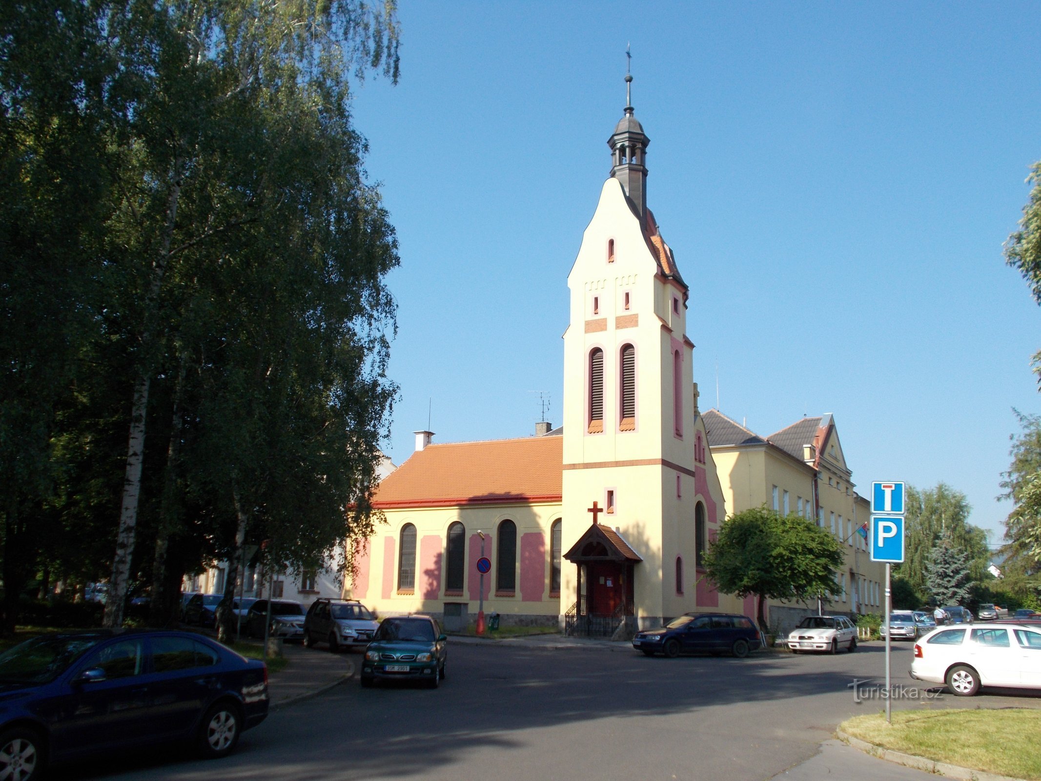 Art Nouveau kerk van Husova sbor