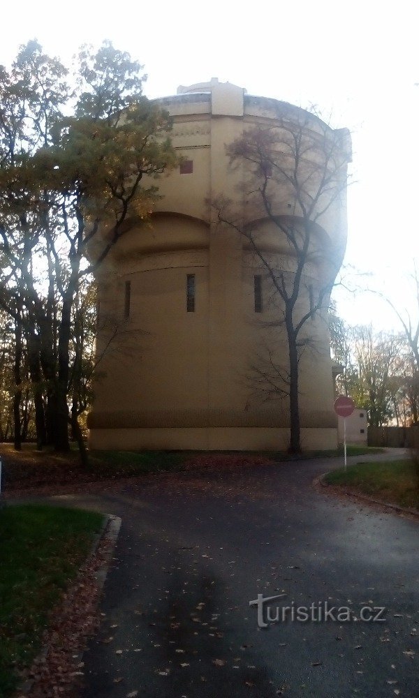 Art Nouveau reservoir in the Pardubice hospital