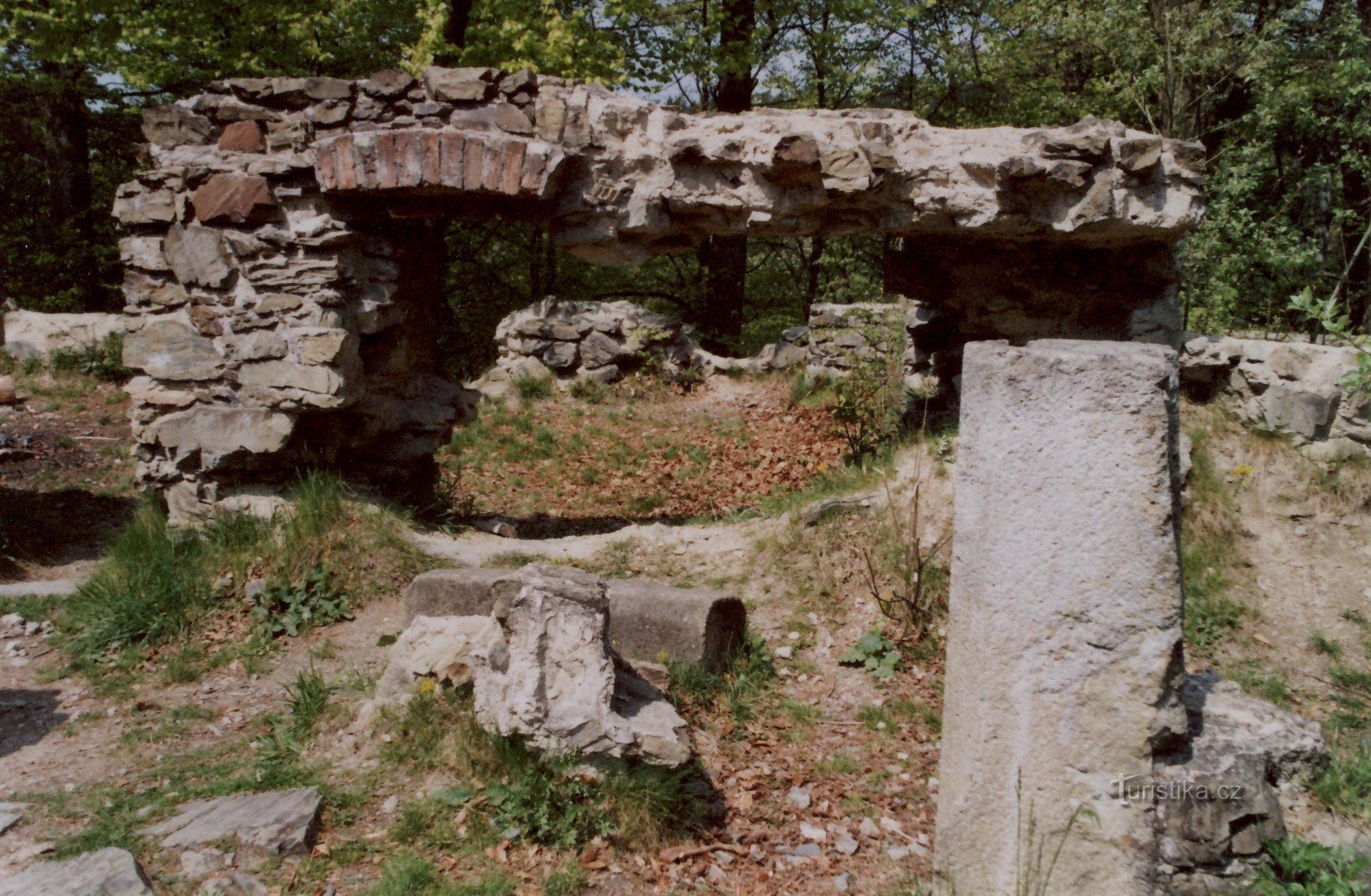 seated in the small southern cloister