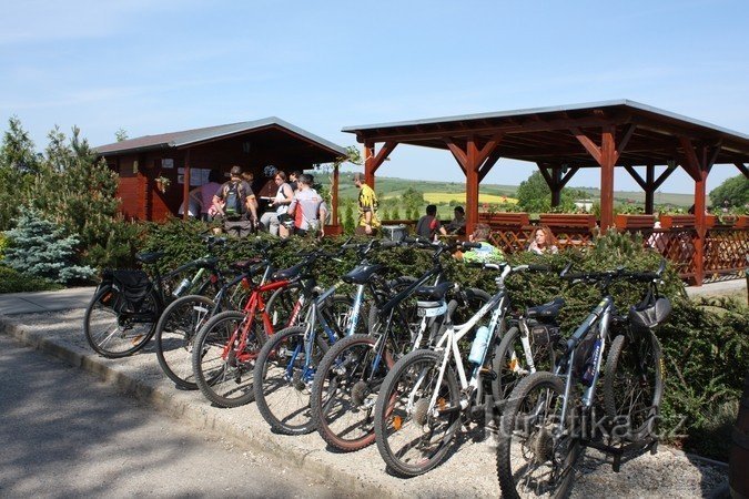 Sedlec - information center and resting place at the winery