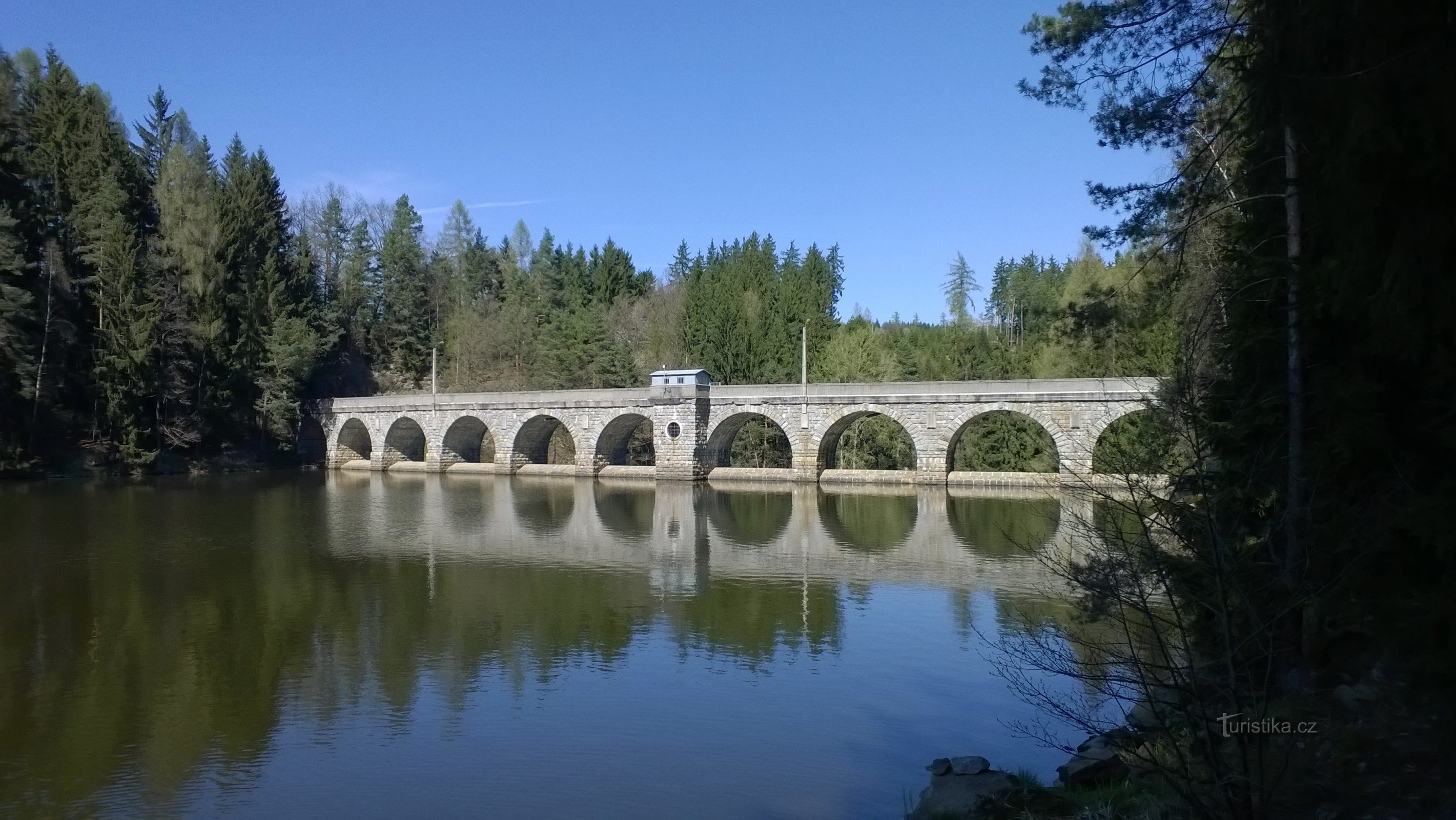 Sedlická přehrada.