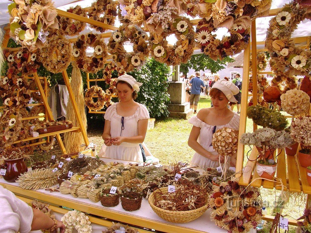 Village festivities in Holašovice