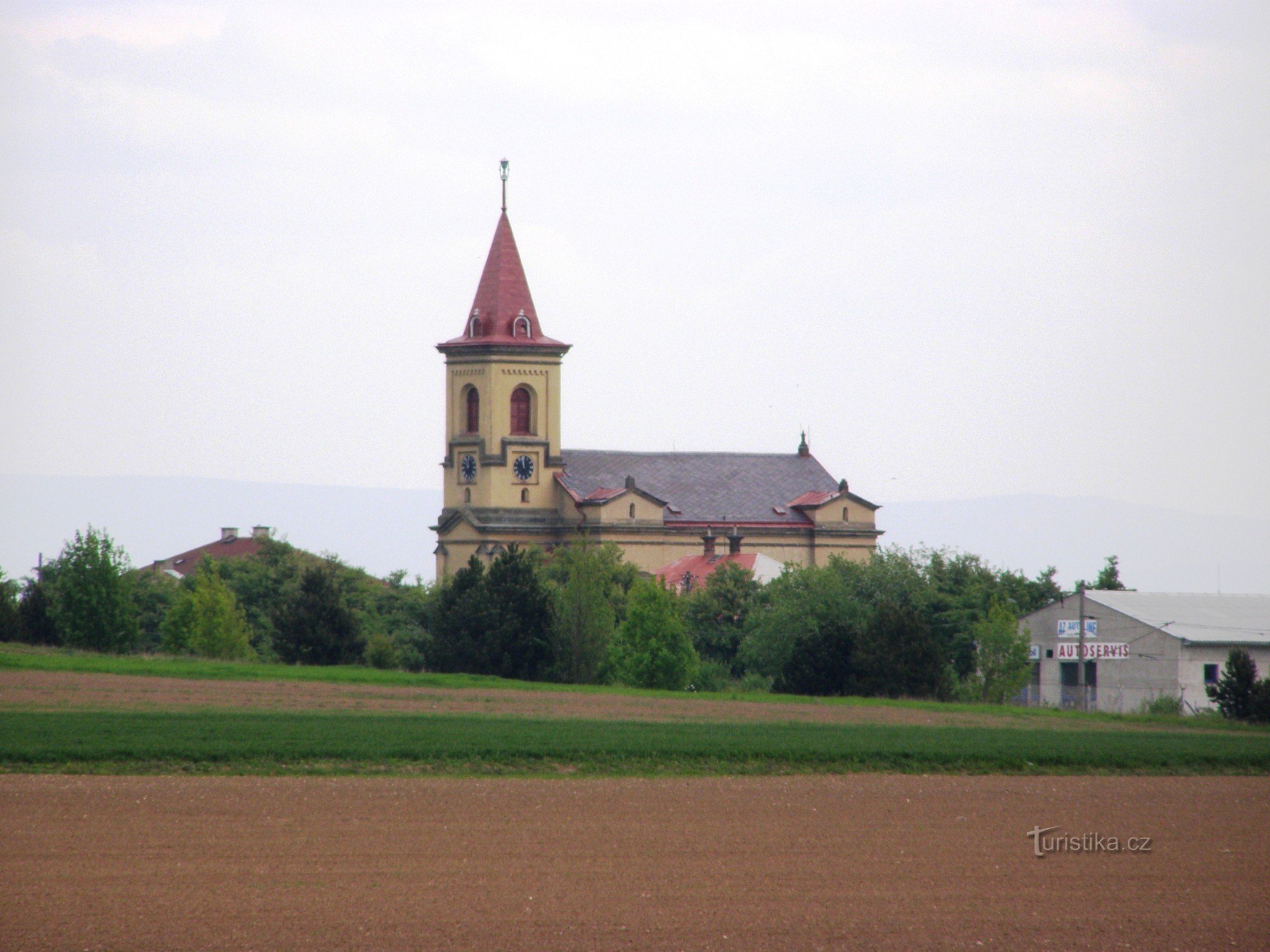 Semonice - Cerkev evangeličanske cerkve čeških bratov