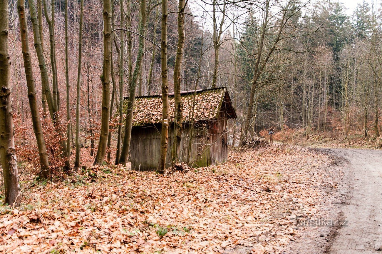 Ein Heuboden an der Kreuzung