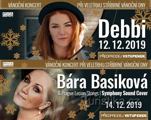 Une série de concerts d'avant Noël par des stars célèbres sera entendue au parc des expositions de Letňany