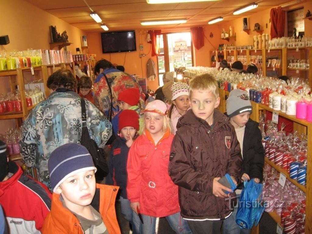 Šestajovice - cửa hàng nến