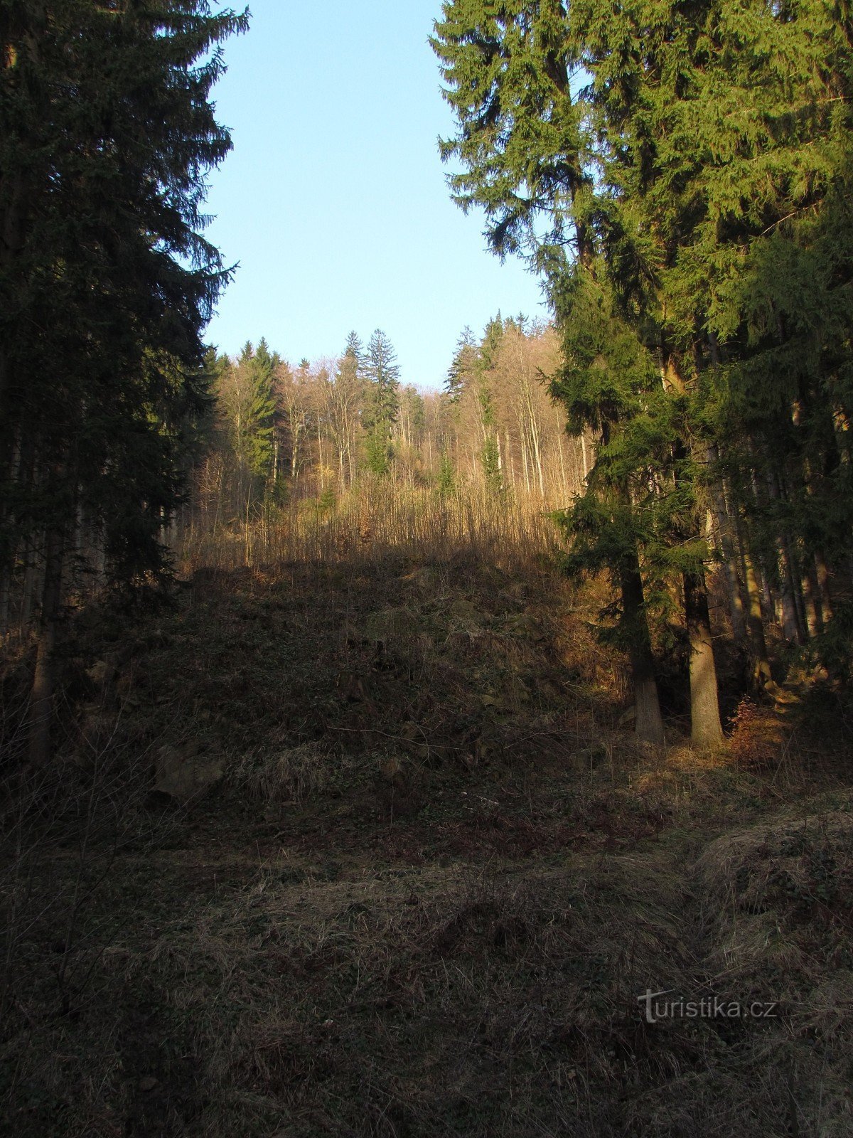 Glissement de terrain sur les collines