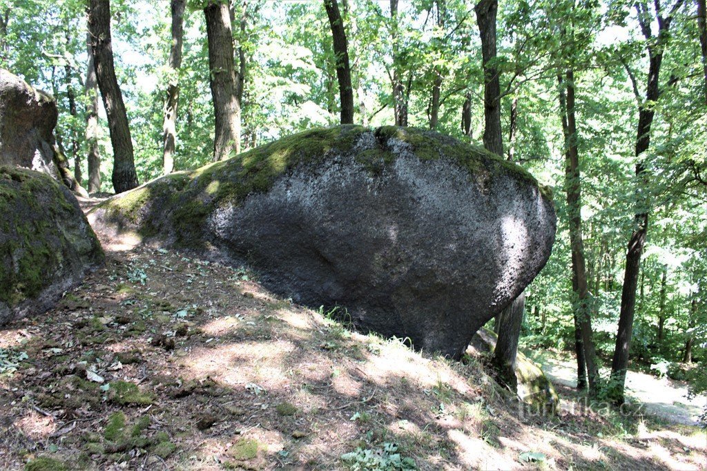 Norra sidan av stenarna