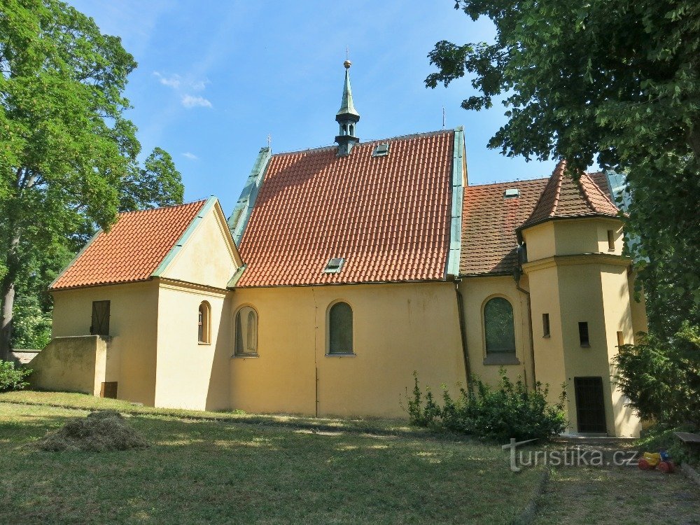 a templom északi oldala