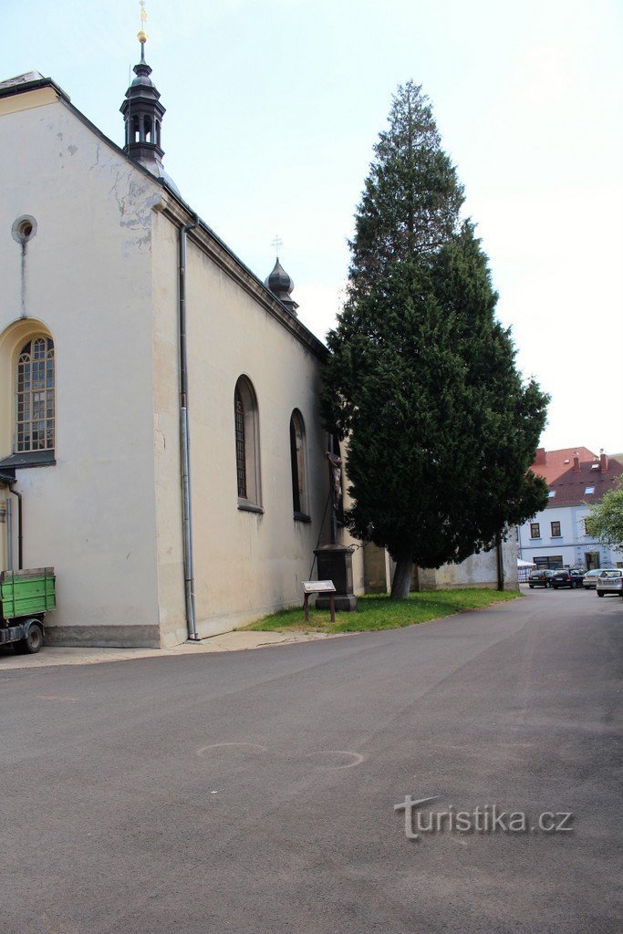 Lado norte de la iglesia