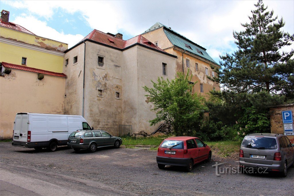 O lado norte do castelo