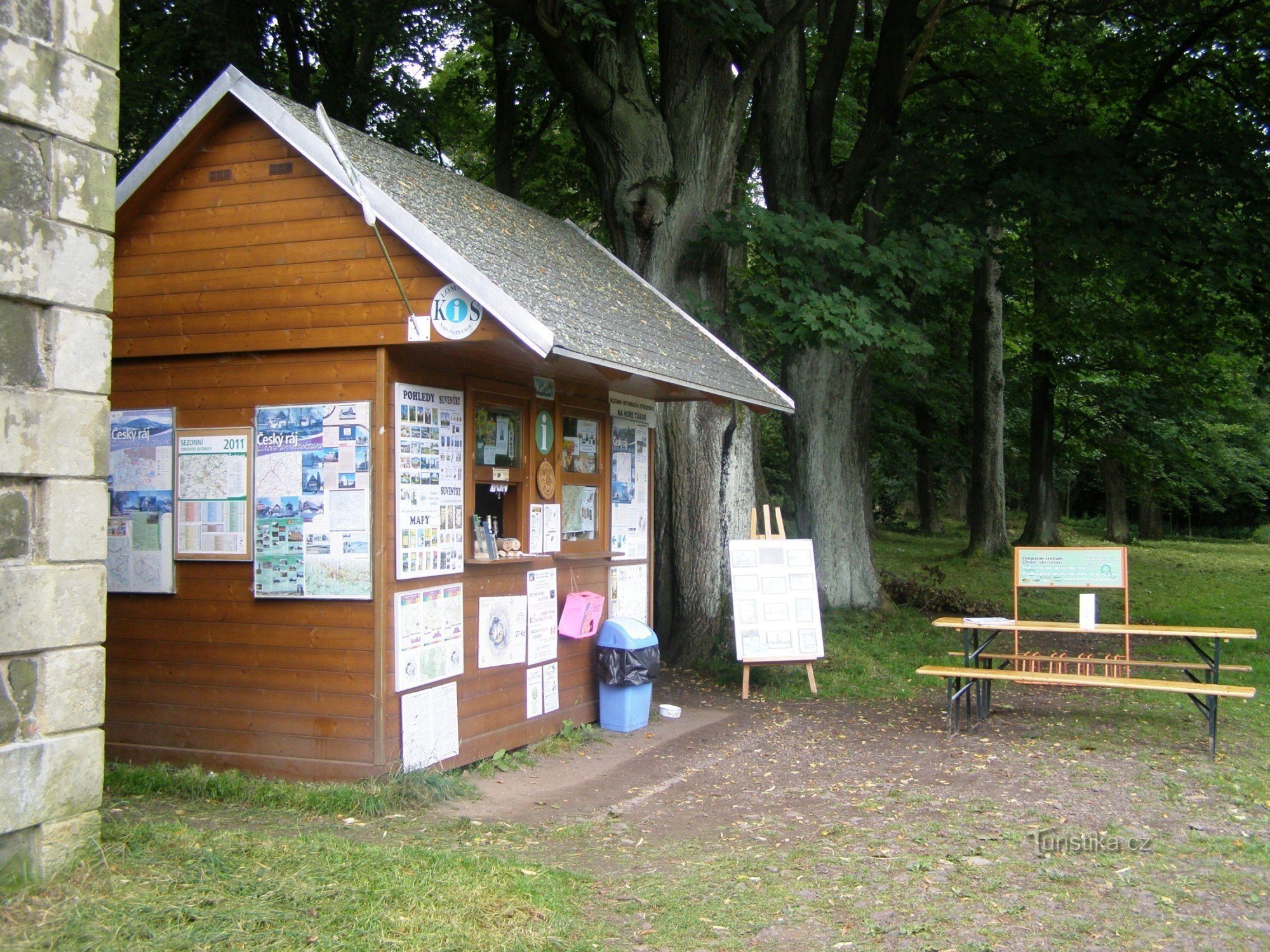 säsongsbetonat informationscenter i mikroregionen Tábor