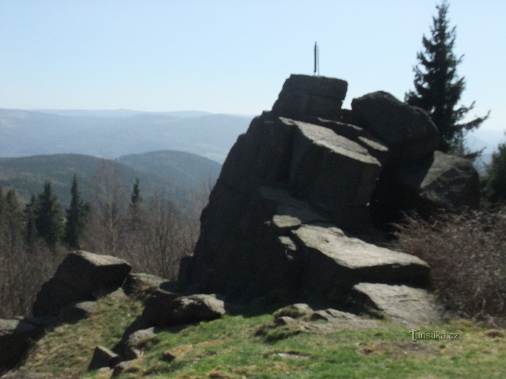 Sfinksy w pobliżu Měděnec