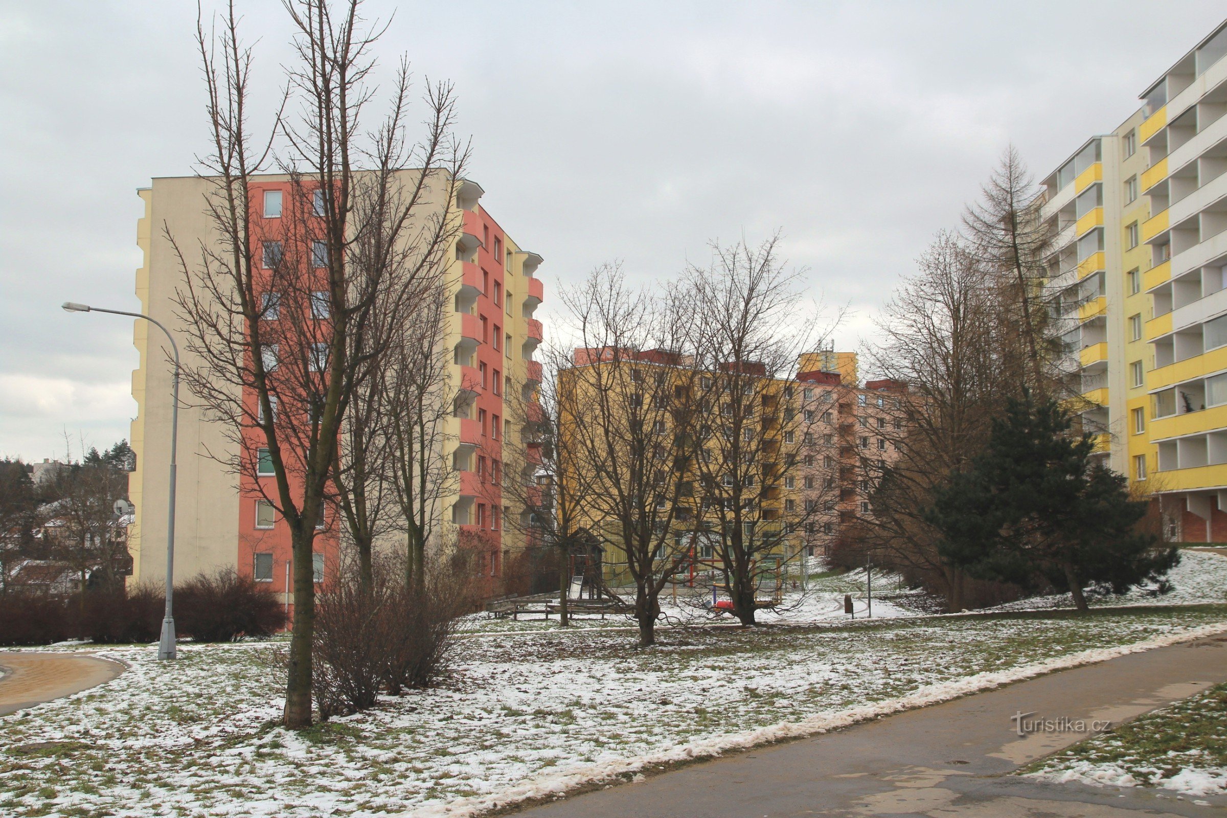 Część mieszkaniowa w pobliżu Myslivečkova
