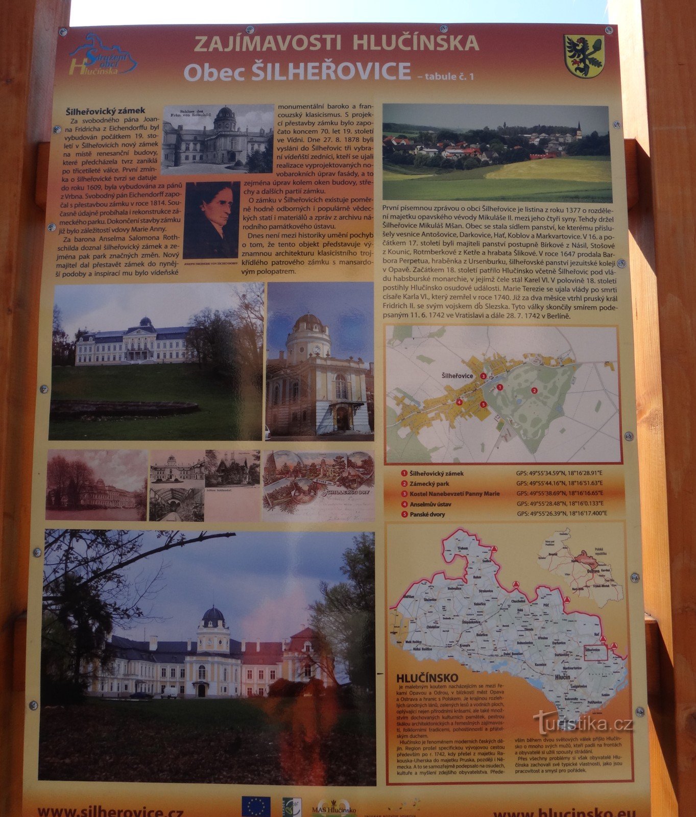 Šilheřovice info panel