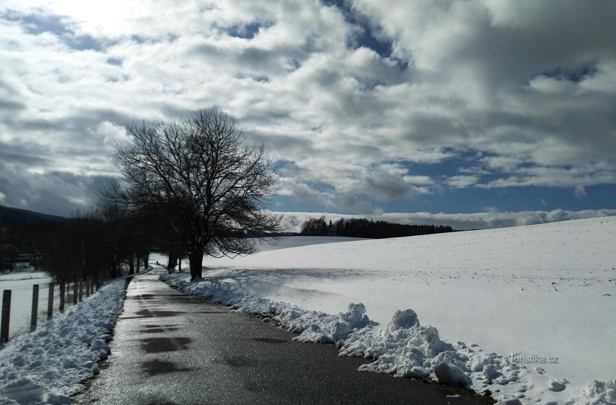 route vers Uhliště