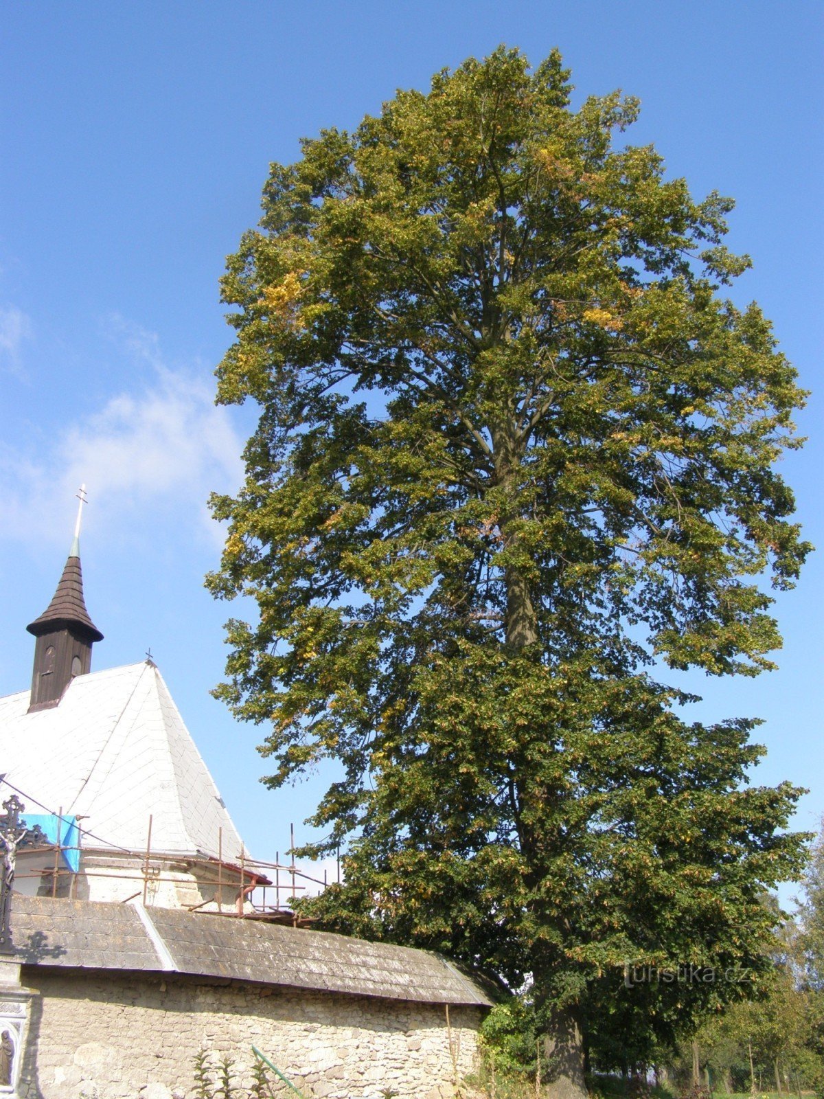 Široký Důl - Szent István-templom. Keresztelő János