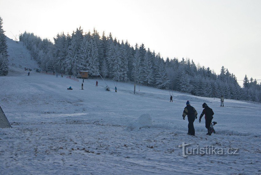 Slope on Luzný hill