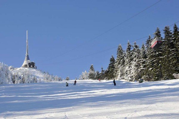 Pod lany ski slope