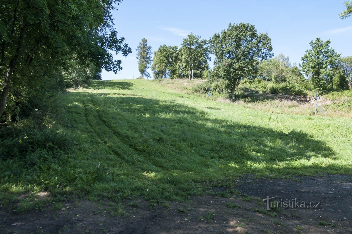 Ski slope near Nezdenice