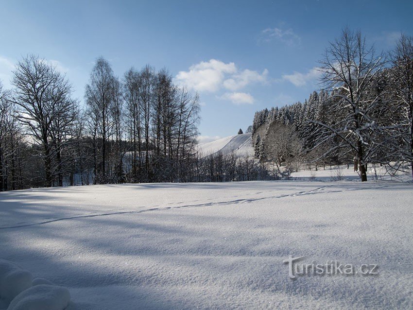 Die Piste Zetocha in der Region Petříkov