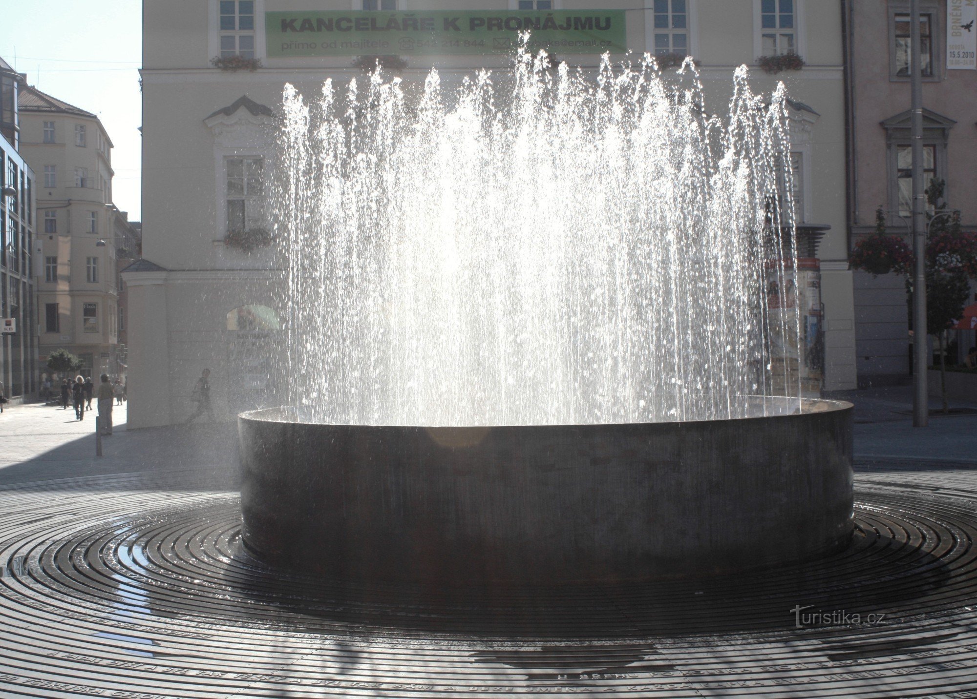 Skácel's fountain - general view