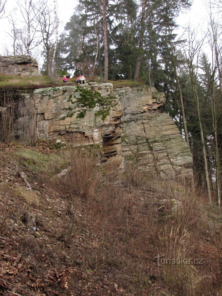 Der Felsen, auf dem sie damals standen...